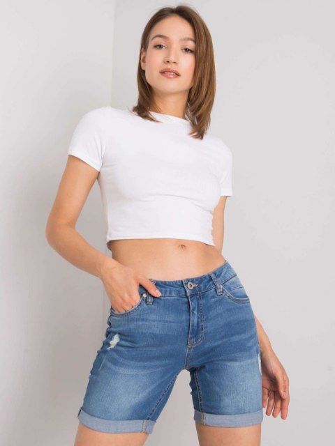 Szorty D85031Y62123ZM152 niebieski S
