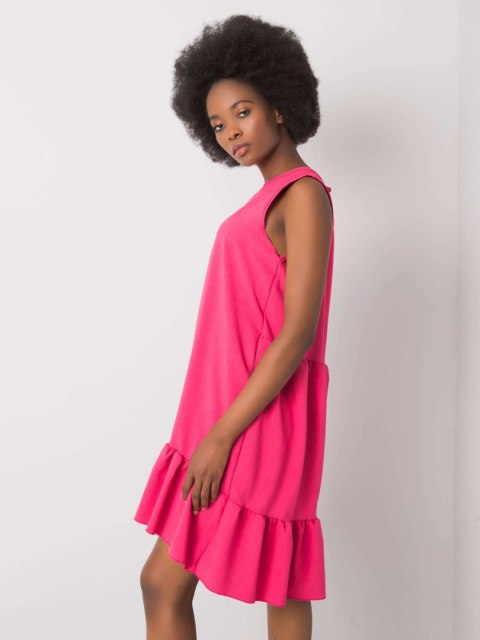 Sukienka WN-SK-701.81 ciemny różowy L