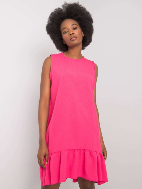 Sukienka WN-SK-701.81 ciemny różowy S