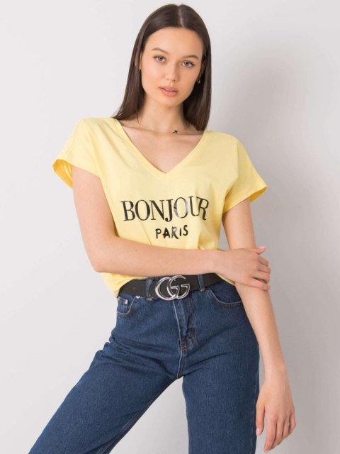 T-shirt FA-TS-7142.37P jasny żółty T-shirt FA-TS-7142.37P jasny żółty