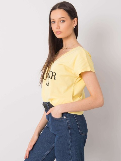 T-shirt FA-TS-7142.37P jasny żółty T-shirt FA-TS-7142.37P jasny żółty