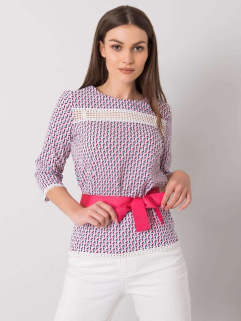 Bluzka LK-BZ-506156.89P biało-różowy S Bluzka LK-BZ-506156.89P biało-różowy S