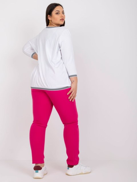 Bluzka RV-BZ-6640.86 biały 4XL