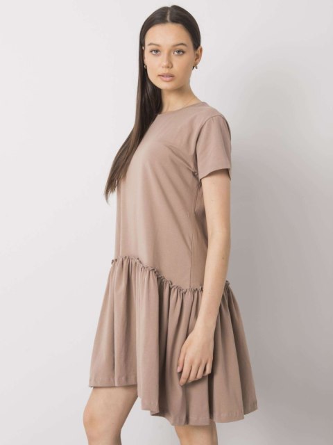 Sukienka FA-SK-6927.21P ciemny bezowy Sukienka FA-SK-6927.21P ciemny bezowy