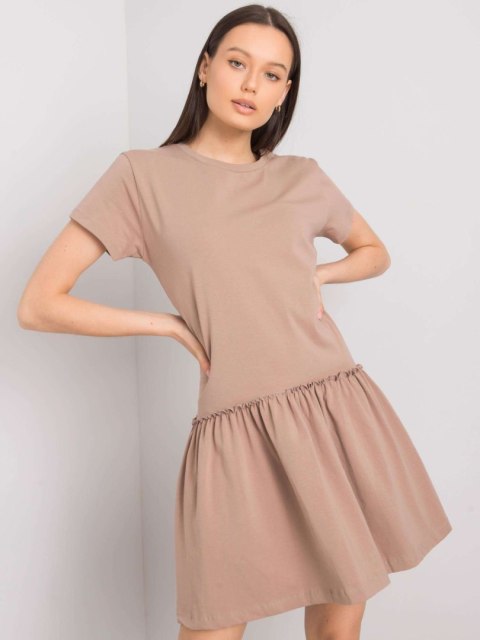 Sukienka FA-SK-6927.21P ciemny bezowy Sukienka FA-SK-6927.21P ciemny bezowy
