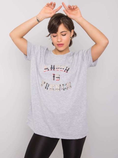 T-shirt FA-TS-6892.88 szary T-shirt FA-TS-6892.88 szary