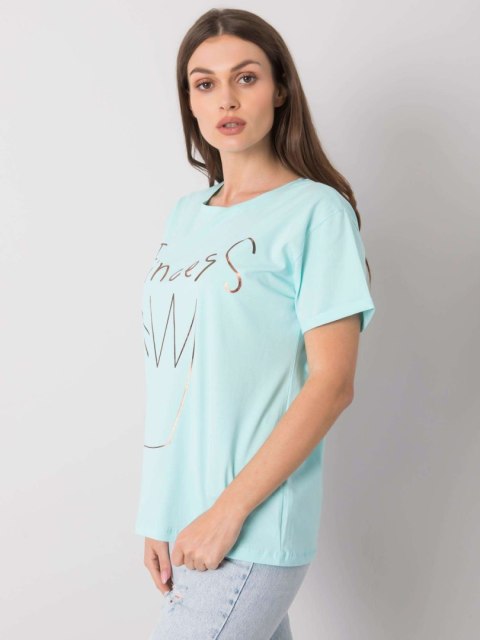 T-shirt FA-TS-7121.88P mietowy T-shirt FA-TS-7121.88P mietowy