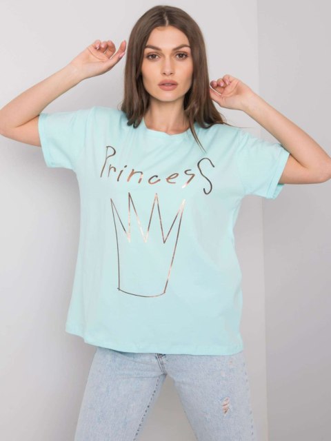 T-shirt FA-TS-7121.88P mietowy T-shirt FA-TS-7121.88P mietowy