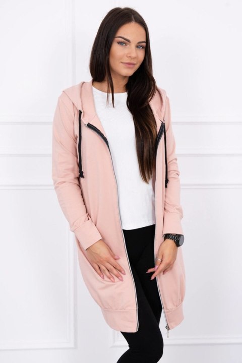 Długa bluza tunikowa w odcieniu różu – kobieca stylizacja casual Długa bluza tunikowa w odcieniu różu – kobieca stylizacja casual