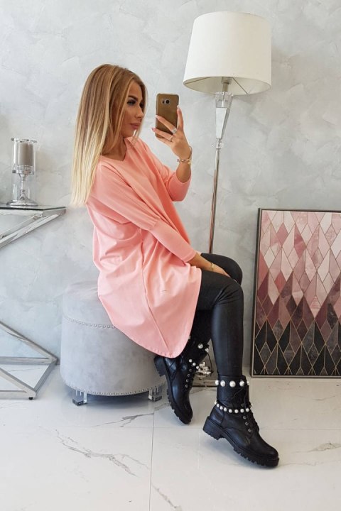 Bluzka oversize morelowa