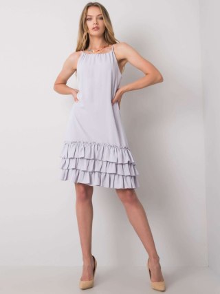 Sukienka CHA-SK-0932.91P jasny szary L/XL