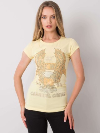 T-shirt EM-TS-ES-21-533.16 jasny żółty S