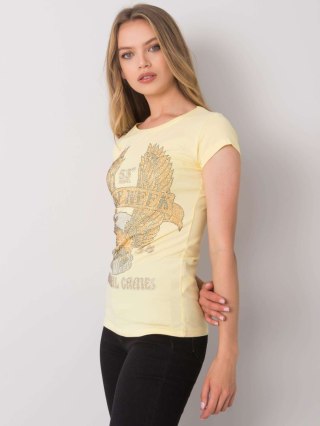 T-shirt EM-TS-ES-21-533.16 jasny żółty S