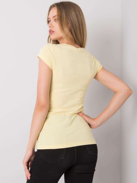 T-shirt EM-TS-ES-21-533.16 jasny żółty S T-shirt EM-TS-ES-21-533.16 jasny żółty S