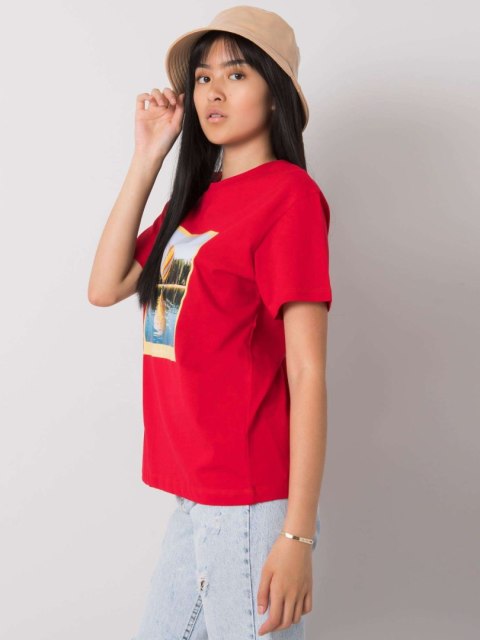 T-shirt PM-TS-SS21CA82.16 czerwony S T-shirt PM-TS-SS21CA82.16 czerwony S
