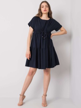 Sukienka RV-SK-6761.68 granatowy L/XL