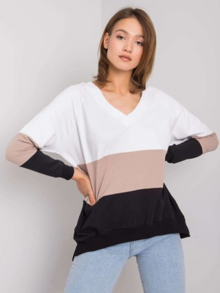 Bluza RV-BL-5972.07 czarno-beżowy L/XL