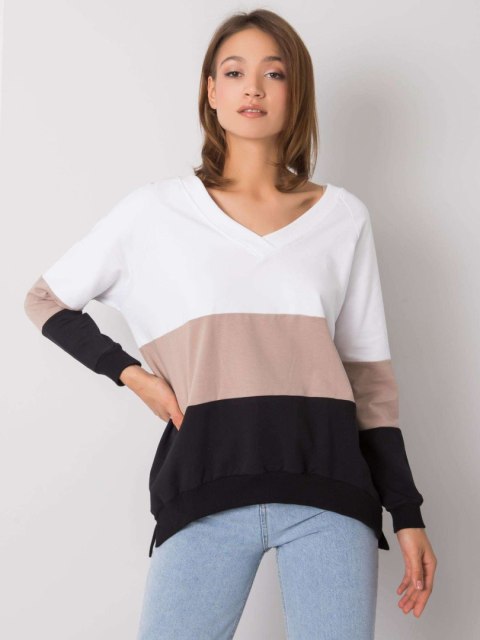 Bluza RV-BL-5972.07 czarno-beżowy L/XL