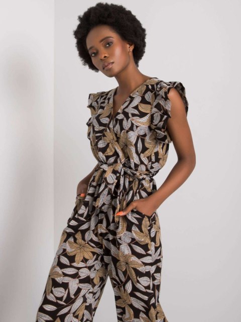 Kombinezon DHJ-KO-13568.13P czarno-beżowy