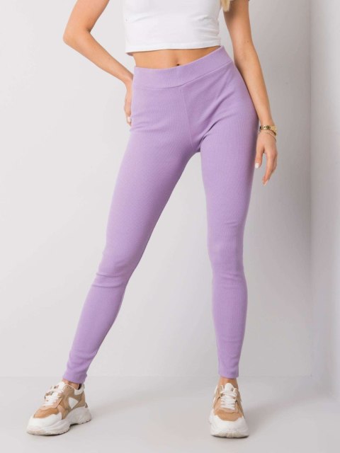 Leginsy RV-LG-6380.88 jasny fioletowy XL