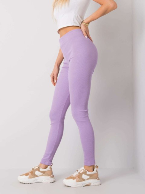 Leginsy RV-LG-6380.88 jasny fioletowy XL