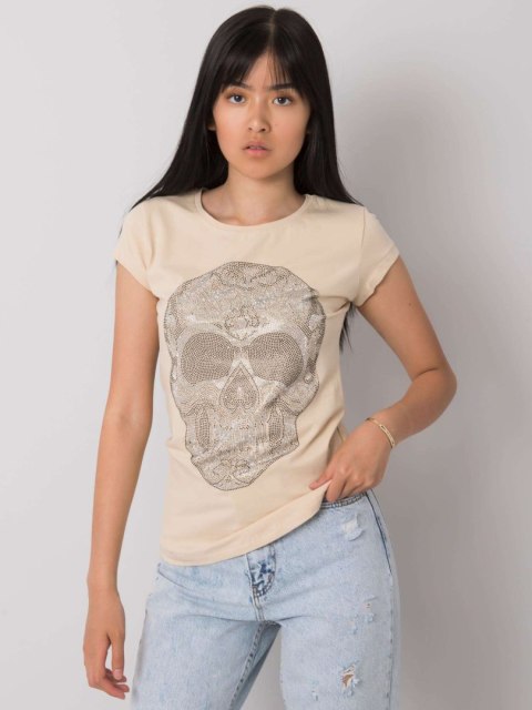 T-shirt EM-TS-ES-21-532.18 beżowy S T-shirt EM-TS-ES-21-532.18 beżowy S