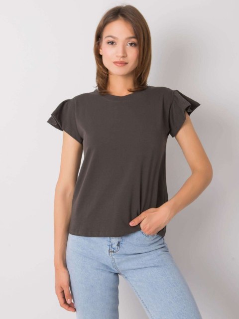 Bluzka RV-BZ-6724.69 ciemny khaki S/M Bluzka RV-BZ-6724.69 ciemny khaki S/M