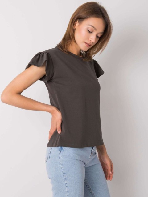 Bluzka RV-BZ-6724.69 ciemny khaki S/M Bluzka RV-BZ-6724.69 ciemny khaki S/M