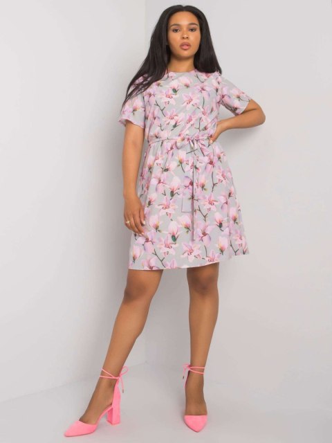 Sukienka LK-SK-507646-2.29 szary 48 Sukienka LK-SK-507646-2.29 szary 48