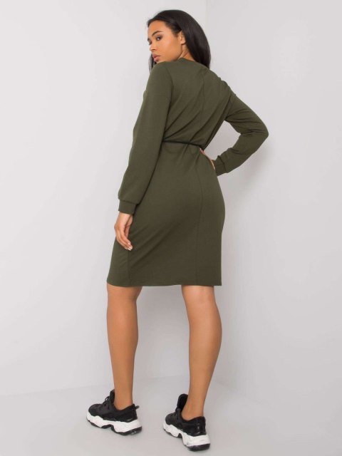 Sukienka LK-SK-508299.30 khaki 44 Sukienka LK-SK-508299.30 khaki 44