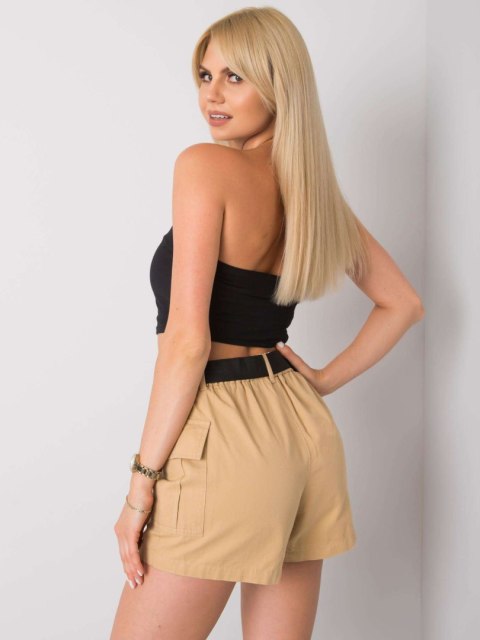 Szorty RO-SN-2513.25P camelowy S Szorty RO-SN-2513.25P camelowy S