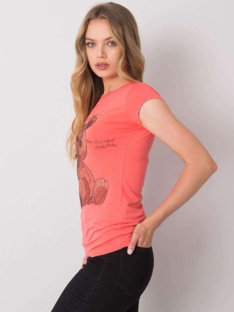 T-shirt EM-TS-ES-21-531.14 koralowy S T-shirt EM-TS-ES-21-531.14 koralowy S
