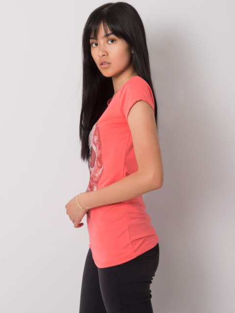 T-shirt EM-TS-ES-21-532.18 koralowy S