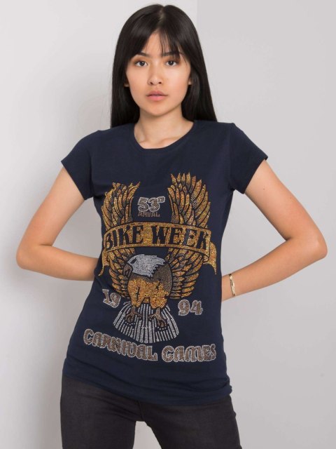 T-shirt EM-TS-ES-21-533.16 granatowy S