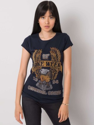 T-shirt EM-TS-ES-21-533.16 granatowy S