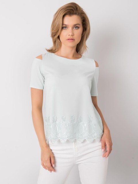 Bluzka LK-BZ-506538.92P mietowy 38 Bluzka LK-BZ-506538.92P mietowy 38