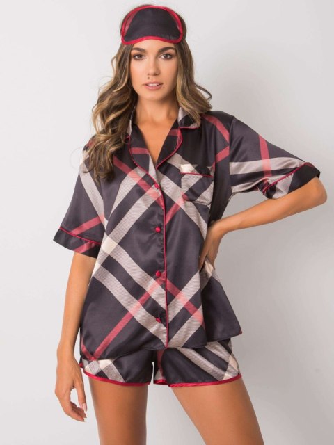 Komplet BR-KMPL-7058 czarno-beżowy XL Komplet BR-KMPL-7058 czarno-beżowy XL