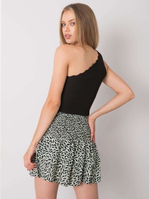 Spódnica RO-SD-2511-4.18P czarno-zielony L