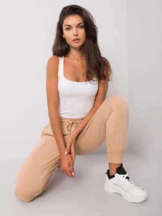 Spodnie dresowe FA-DR-6388-1.91 beżowy L/XL