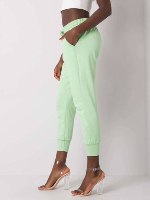 Spodnie dresowe FA-DR-6388-1.91 pistacjowy S/M
