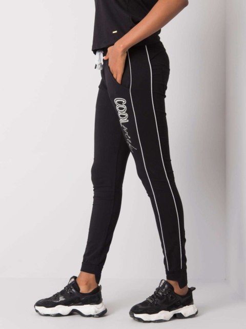 Spodnie dresowe RV-DR-6499.27 czarny L Spodnie dresowe RV-DR-6499.27 czarny L