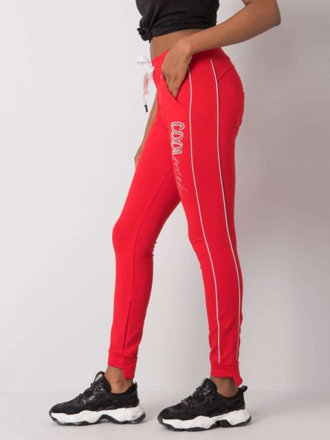 Spodnie dresowe RV-DR-6499.27 czerwony L Spodnie dresowe RV-DR-6499.27 czerwony L