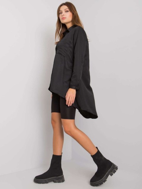 Koszula klasyczna z dłuższym tyłem, czarna Brinleigh L/XL Koszula klasyczna z dłuższym tyłem, czarna Brinleigh L/XL