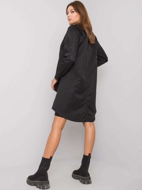 Koszula klasyczna z dłuższym tyłem, czarna Brinleigh L/XL Koszula klasyczna z dłuższym tyłem, czarna Brinleigh L/XL