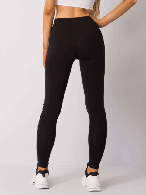 Leginsy LA-LG-T-10.21 czarno-srebrny XL Leginsy LA-LG-T-10.21 czarno-srebrny XL