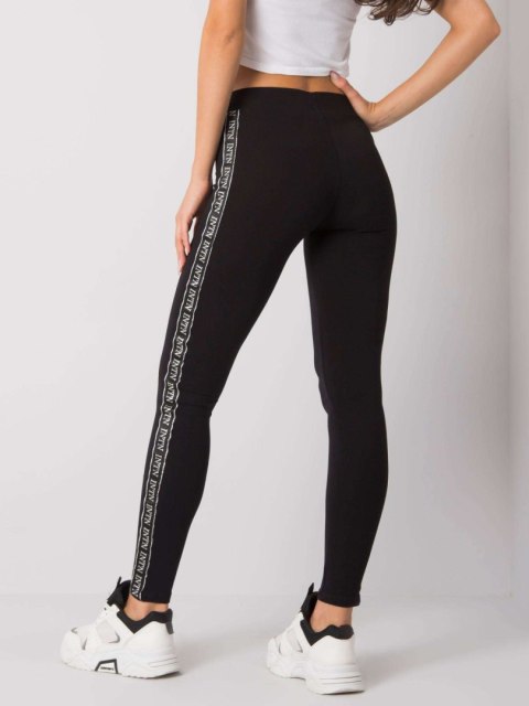 Leginsy LA-LG-T-45.78P czarno-srebrny XL Leginsy LA-LG-T-45.78P czarno-srebrny XL