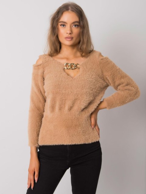 Sweter LC-SW-7033.27X camelowy Sweter LC-SW-7033.27X camelowy