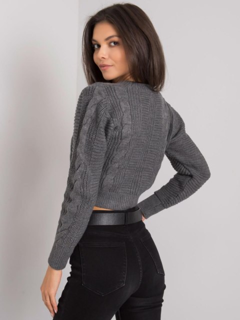 Sweter LC-SW-A4.40X ciemny szary