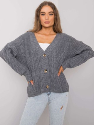 Sweter TW-SW-BI-22022.97 ciemny szary
