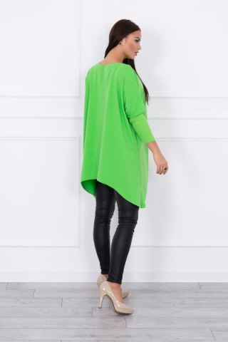 Bluzka oversize jasny zielony